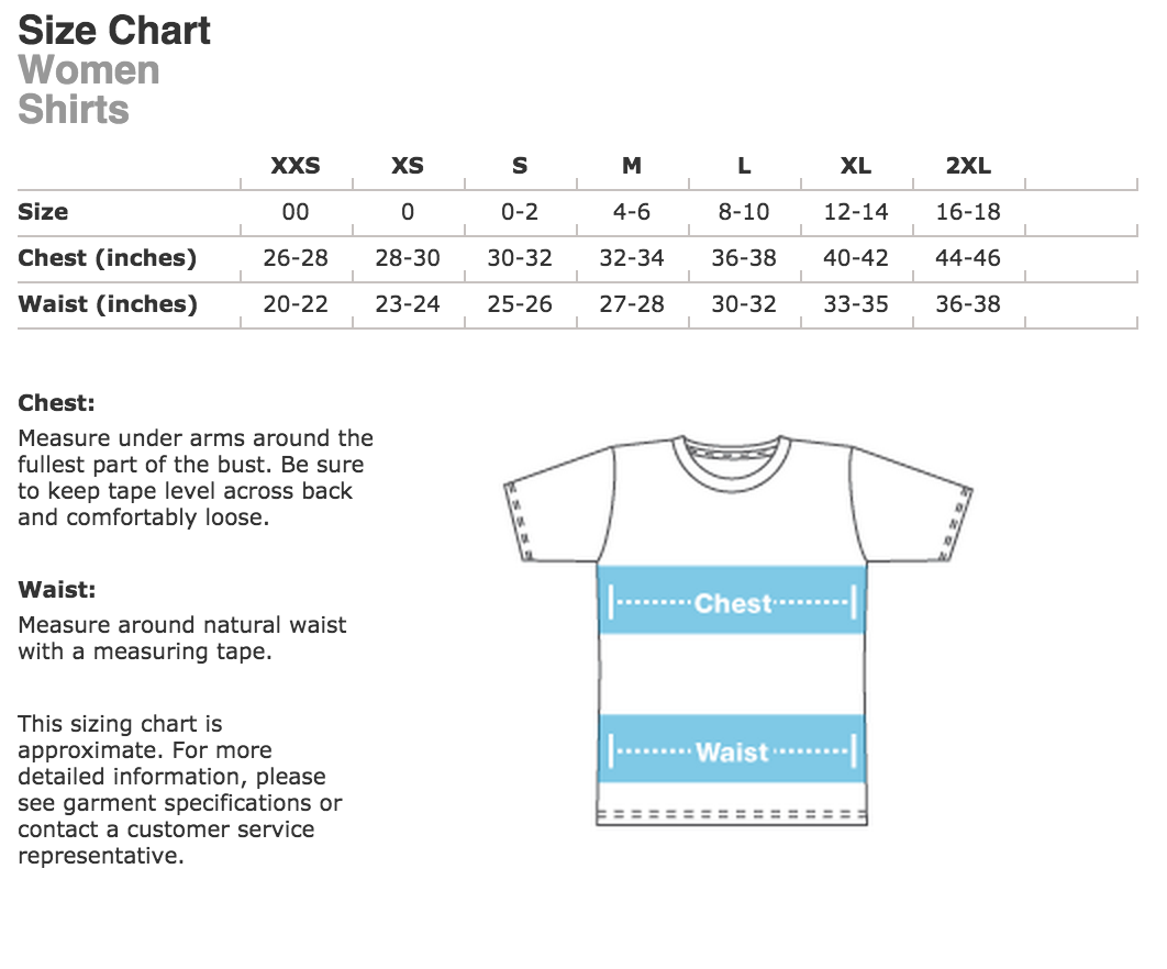 Us Women's Shirt Size Chart | tunersread.com